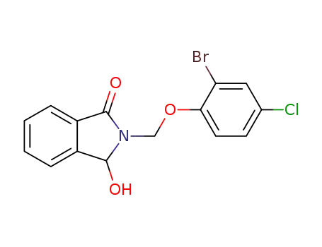2-(2-bromo-4-chloro-phenoxymethyl)-3-hydroxy-2,3-dihydro-isoindol-1-one