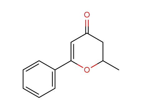 Molecular Structure of 16000-14-9 (2-methyl-6-phenyl-2,3-dihydro-4H-pyran-4-one)