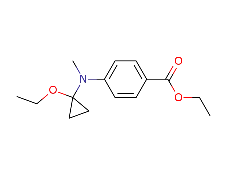 ethyl 4-N-(1-ethoxycyclopropyl)methylaminobenzoate