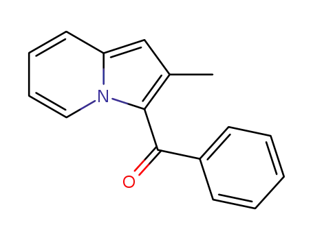 Molecular Structure of 36944-82-8 ((2-methylindolizin-3-yl)(phenyl)methanone)