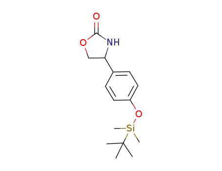 (±)-4-(4-((tert-butyldimethylsilyl)oxy)phenyl)oxazolidin-2-one