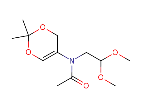 <i>N</i>-(2,2-dimethoxy-ethyl)-<i>N</i>-(2,2-dimethyl-4<i>H</i>-[1,3]dioxin-5-yl)-acetamide