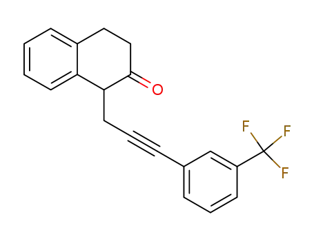 2(1H)-Naphthalenone,
3,4-dihydro-1-[3-[3-(trifluoromethyl)phenyl]-2-propynyl]-
