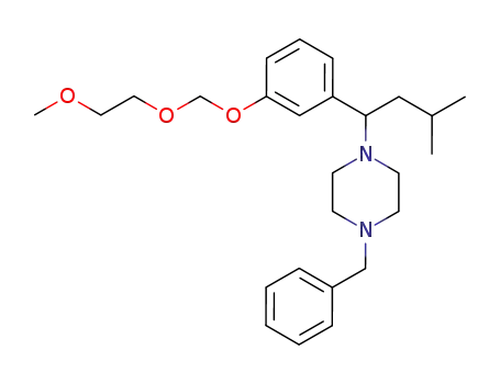 1-<3-(2-methoxyethoxymethyl)-α-isobutylbenzyl>-4-benzylpiperazine