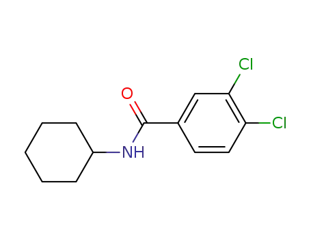 Molecular Structure of 33763-77-8 (3,4-dichloro-N-cyclohexylbenzamide)