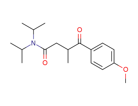 N,N-diisopropyl-4-(4-methoxyphenyl)-3-methyl-4-oxobutanamide