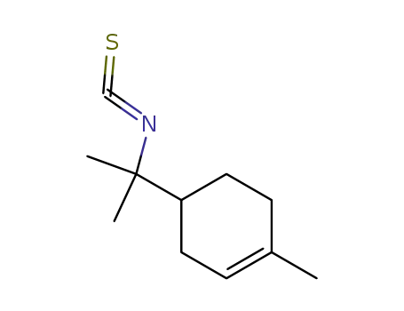 Molecular Structure of 133490-05-8 (Cyclohexene, 4-(1-isothiocyanato-1-methylethyl)-1-methyl-)