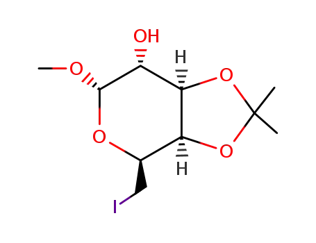 (3aR,4S,6S,7R,7aR)-4-(iodomethyl)-6-methoxy-2,2-dimethyltetrahydro-3aH-[1,3]dioxolo[4,5-c]pyran-7-ol