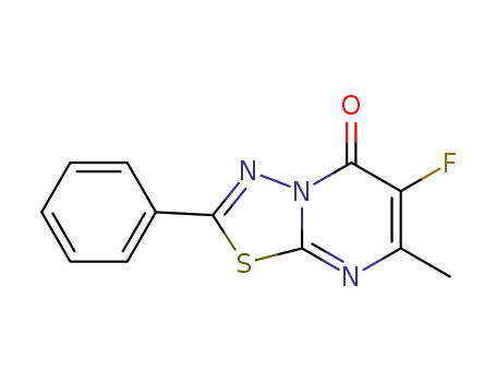 6-fluoro-7-methyl-2-phenyl-5H-1,3,4-thiadiazolo[3,2-a]pyrimidin-5-one