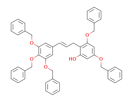 (E)-3-[2,4-bis(benzyloxy)-6-hydroxyphenyl]-1-[3,4,5-tris(benzyloxy)phenyl]-propene