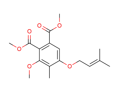 dimethyl 3-methoxy-4-methyl-5-(3-methyl-2-butenyloxy)phthalate