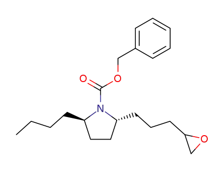 (2R,5R)-1-[(Benzyloxy)carbonyl]-2-butyl-5-(4,5-epoxypentyl)pyrrolidine