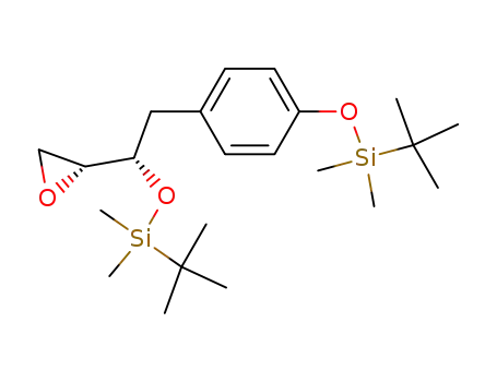 Silane,
(1,1-dimethylethyl)[4-[(2S)-2-[[(1,1-dimethylethyl)dimethylsilyl]oxy]-2-(2R
)-oxiranylethyl]phenoxy]dimethyl-