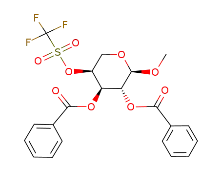 methyl 2,3-di-O-benzoyl-4-O-trifluoromethylsulfonyl-α-L-arabinopyranoside