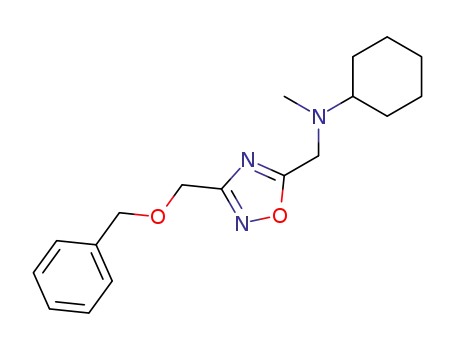 3-benzyloxymethyl-5-methylcyclohexylaminomethyl-1,2,4-oxadiazole