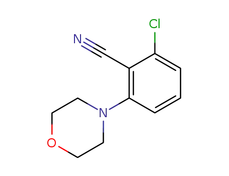2-chloro-6-morpholinobenzonitrile