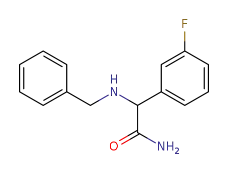 2-benzylamino-2-(3-fluoro-phenyl)-acetamide