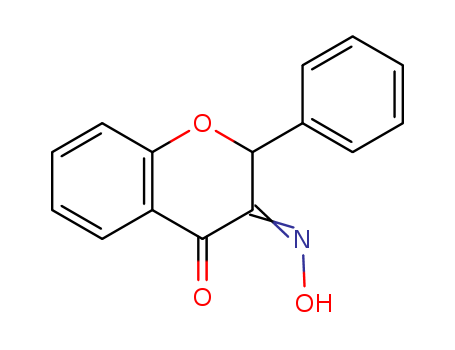 2H-1-Benzopyran-3,4-dione, 2-phenyl-, 3-oxime