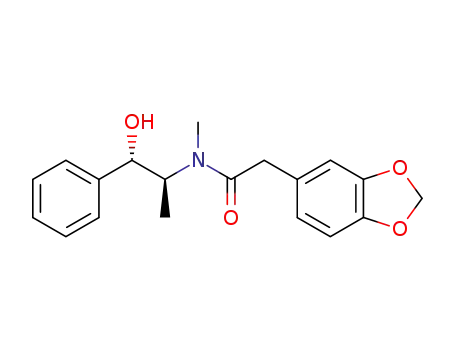 1,3-Benzodioxole-5-acetamide,
N-[(1S,2S)-2-hydroxy-1-methyl-2-phenylethyl]-N-methyl-