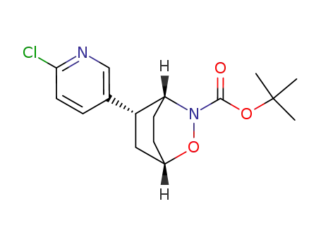 (1S,4R,5R)-5-(6-Chloro-pyridin-3-yl)-2-oxa-3-aza-bicyclo[2.2.2]octane-3-carboxylic acid tert-butyl ester