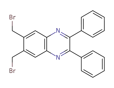 6,7-bis(bromomethyl)-2,3-diphenylquinoxaline