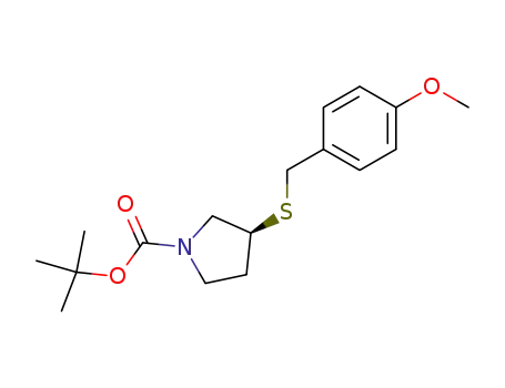(S)-1-t-butoxycarbonyl-3-(4-methoxybenzylthio)pyrrolidine