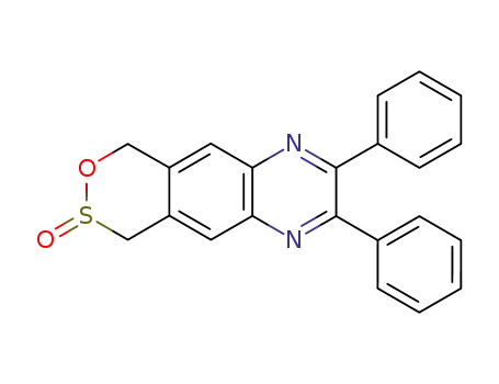 2,3-diphenyl-8,9-dihydro-6H-8λ<sup>4</sup>-[1,2]oxathiino-[4,5-g]quinoxalin-8-one