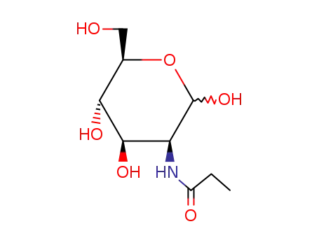 Molecular Structure of 14215-79-3 (2-deoxy-2-(propanoylamino)hexopyranose)