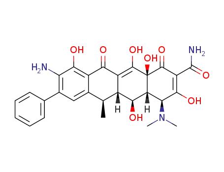 (4S,4aR,5S,5aR,6R,12aS)-9-Amino-4-dimethylamino-3,5,10,12,12a-pentahydroxy-6-methyl-1,11-dioxo-8-phenyl-1,4,4a,5,5a,6,11,12a-octahydro-naphthacene-2-carboxylic acid amide