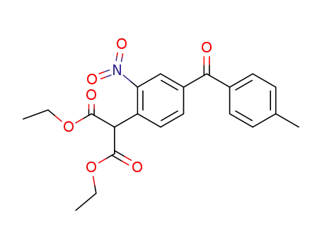 2-[4-(4-Methyl-benzoyl)-2-nitro-phenyl]-malonic acid diethyl ester