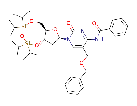 N<sup>4</sup>-benzoyl-5-[(benzyloxy)methyl]-2'-deoxy-3',5'-O-(1,1,3,3-tetraisopropyldisiloxane-1,3-diyl)cytidine