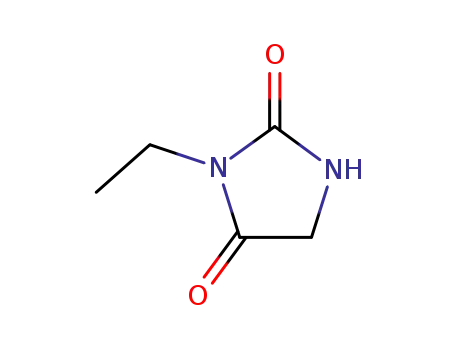 Molecular Structure of 2221-20-7 (2,4-Imidazolidinedione, 3-ethyl-)