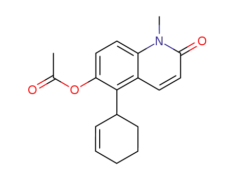6-acetyloxy-5-(cyclohex-2-enyl)-1-methylquinolin-2(1H)-one
