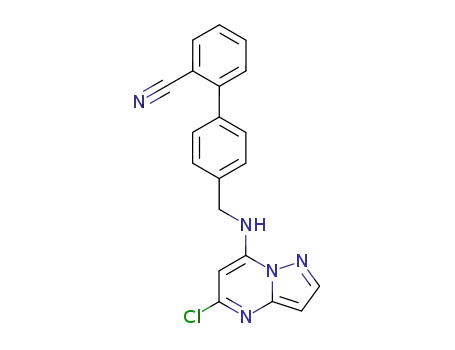 4'-<(5-chloropyrazolo<1,5-a>pyrimidin-7-yl)aminomethyl>biphenyl-2-carbonitrile