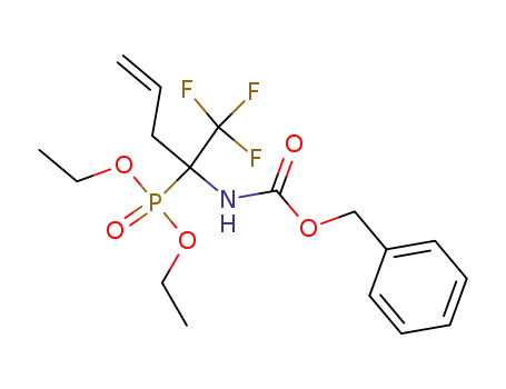 Carbamic acid, [1-(diethoxyphosphinyl)-1-(trifluoromethyl)-3-butenyl]-,
phenylmethyl ester