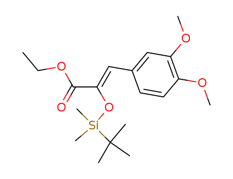 Z-2-<3,4-dimethoxyphenyl>-1-tert-butyldimethylsilyloxy ethyl propenoate