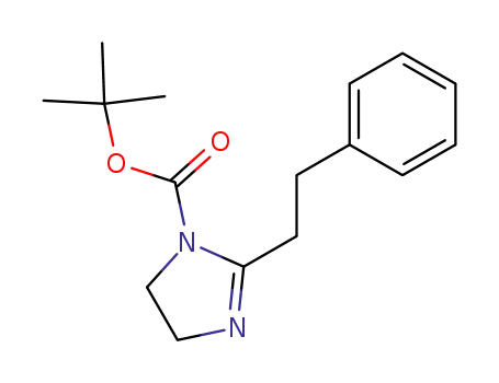 Molecular Structure of 272110-20-0 (1-tert-butyloxycarbonyl-2-(2-phenylethyl)-2-imidazoline)