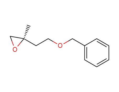 Molecular Structure of 252651-57-3 ((R)-2-methyl-2-[2'-(phenylmethoxy)ethyl]oxirane)