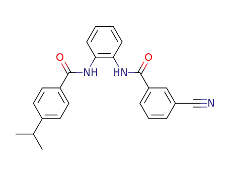 N<sup>1</sup>-(3-cyanobenzoyl)-N<sup>2</sup>-(4-iso-propylbenzoyl)-1,2-benzenediamine