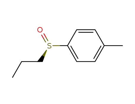 Molecular Structure of 54234-80-9 (Benzene, 1-methyl-4-(propylsulfinyl)-, (R)-)