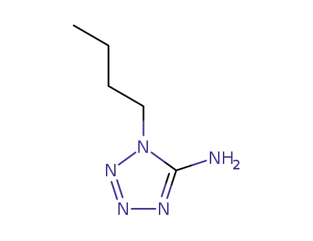 Molecular Structure of 6280-31-5 (1-BUTYL-1H-TETRAZOL-5-AMINE)