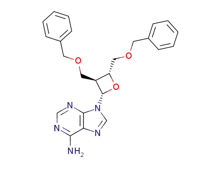 9-((2S,3S,4R)-3,4-Bis-benzyloxymethyl-oxetan-2-yl)-9H-purin-6-ylamine