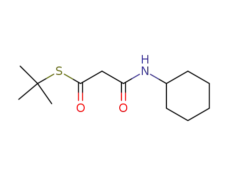 Molecular Structure of 339274-36-1 (S-tert-butyl cyclohexylcarbamoylthioacetate)