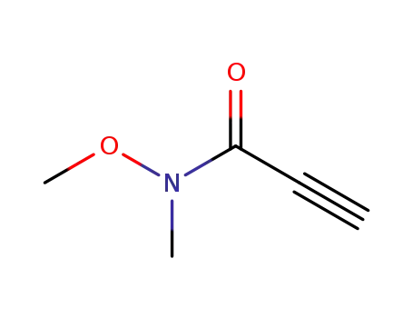 Molecular Structure of 130250-60-1 (N-methoxy-N-methyl-2-propynamide)
