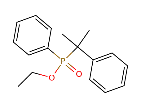 (1-methyl-1-phenylethyl)(phenyl)phosphinic acid ethyl ester
