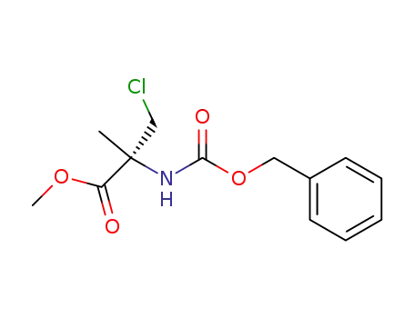 (R)-2-benzyloxycarbonylamino-3-chloro-2-methylpropionic acid methyl ester