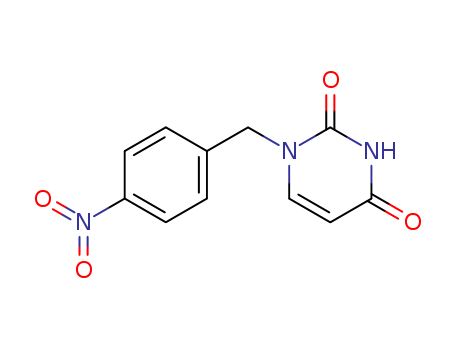 2,4(1H,3H)-Pyrimidinedione, 1-[(4-nitrophenyl)methyl]- cas  7263-86-7