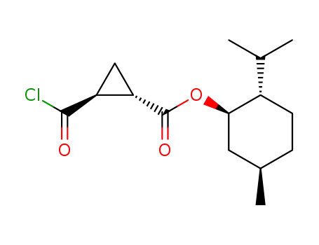 (1S,2S)-2-chlorocarbonyl-cyclopropanecarboxylic acid (1R,2S,5R)-5-isopropyl-2-methyl-cyclohexyl ester