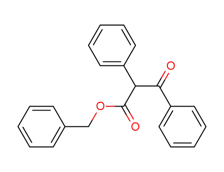 Molecular Structure of 512176-69-1 (3-oxo-2,3-diphenylpropionic acid benzyl ester)