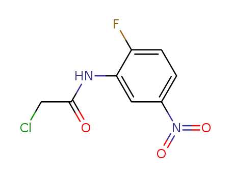 2- 클로로 -N- (2- 플루오로 -5- 니트로 페닐) 아 세타 미드